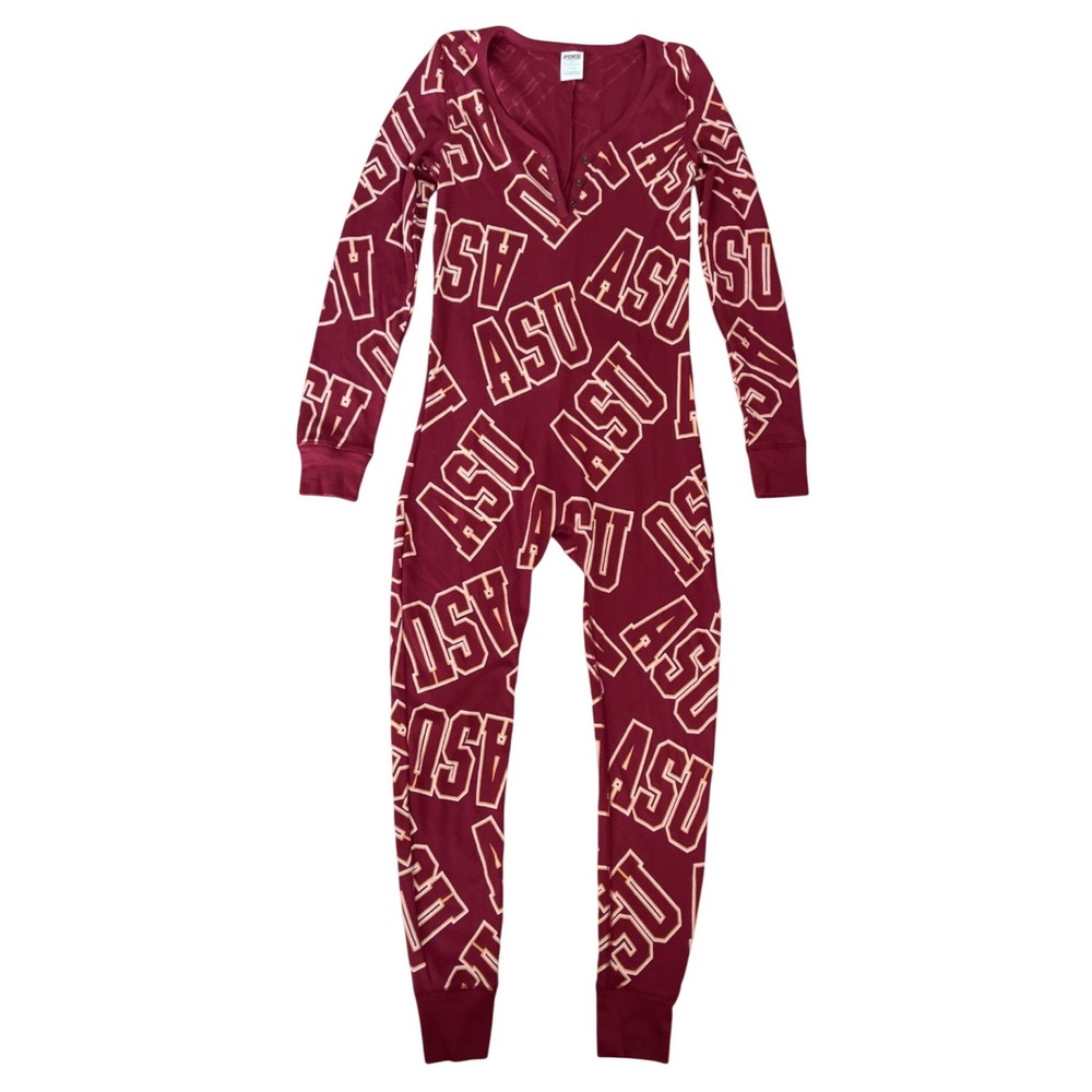 VS PINK ASU One Piece Pajama NWOT SZ: S - NWOT - NEVER WORN